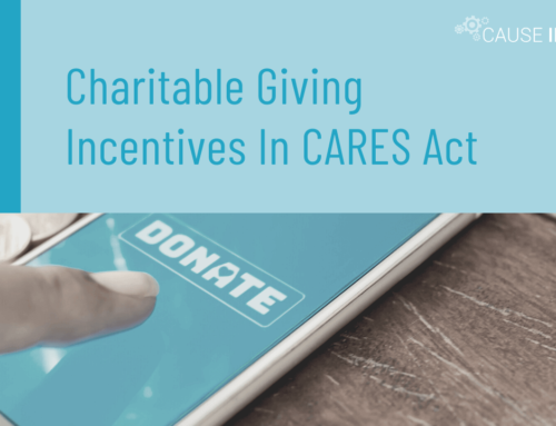 Charitable Giving Incentives In CARES Act
